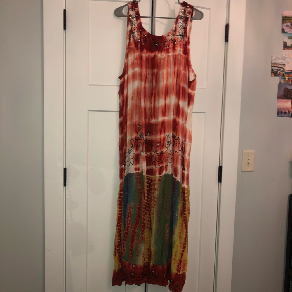 Ace Fashion Multicolored Flowy Dress